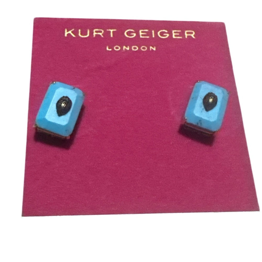Reserved NATSFAN05—Kurt Geiger Turquoise Eagle Head Earrings